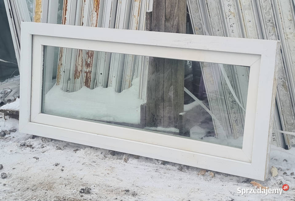 OKNO KacprzaK 140x61 Okna Używane Plastikowe PCV Lublin