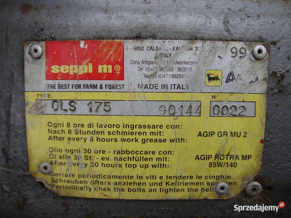 Seppi OLS 175 kosiarka bijakowa mulczer Czaplinek sprzedam