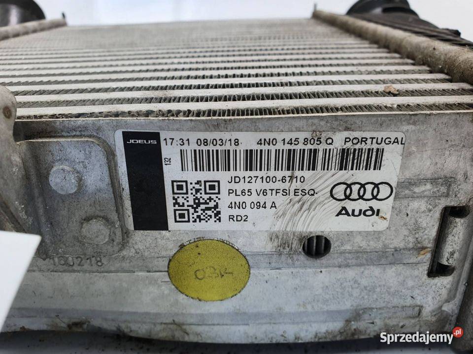 INTERCOOLER AUDI A8 D5 4N 4N0145805Q kujawsko-pomorskie Lipno