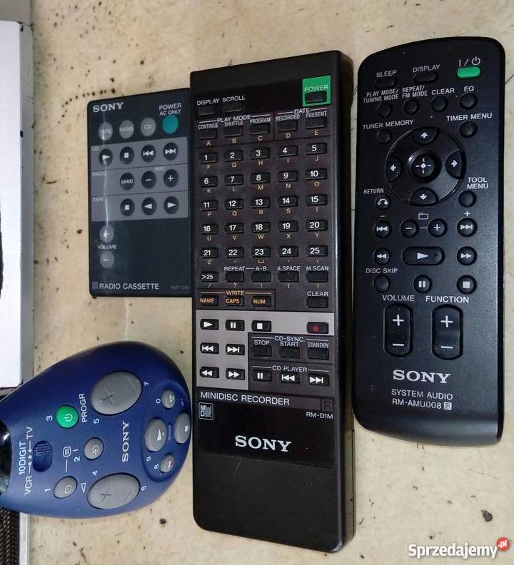 Piloty AV TV MD DVD CD oryginały używane WAWA Warszawa