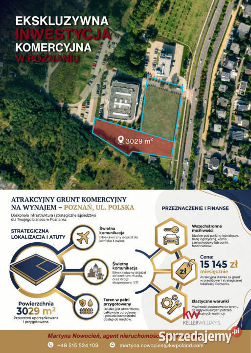 Działka 6600 metrów Poznań wielkopolskie