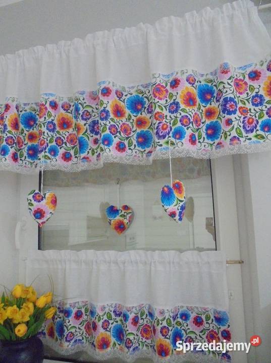 firanki lambrekiny zasłonki szyjemy na wymiar Wystrój okien Włocławek sprzedam