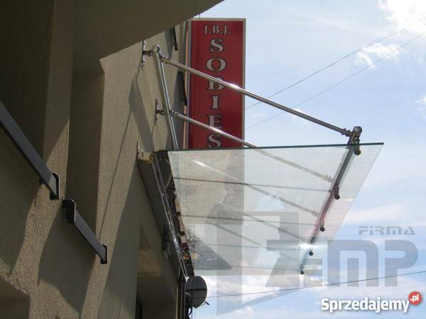 Aluminiowe daszki na dowolny wymiar kształt Piwniczna-Zdrój