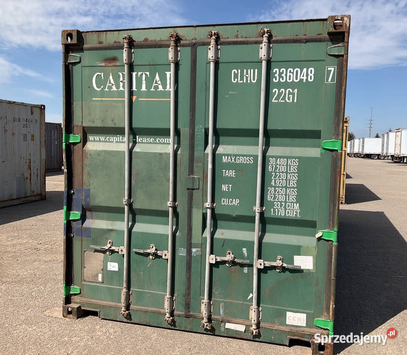 Kontener morski magazynowy 20DV 6 metrowy Magazynowanie Myślibórz