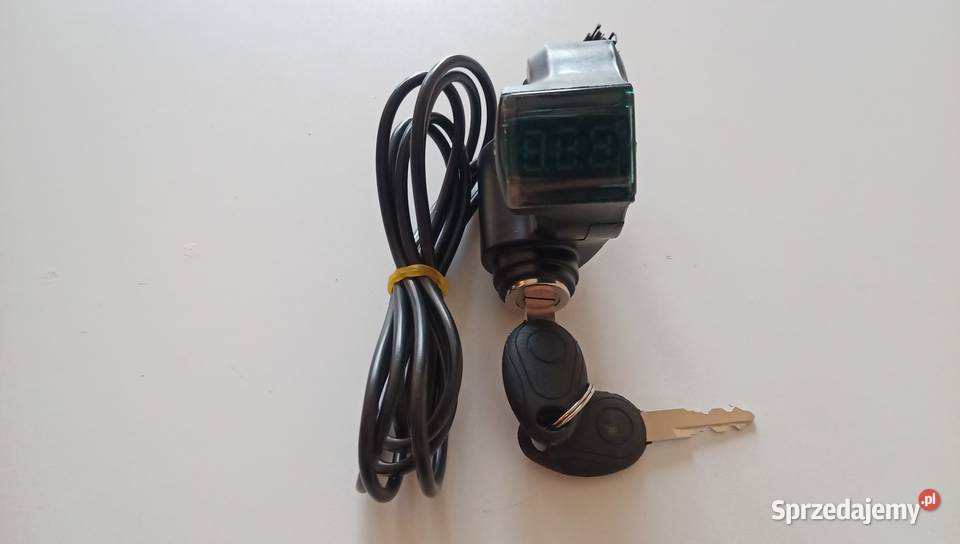 Woltomierz ze stacyjką kierownica 22mm hulajnoga Warszawa