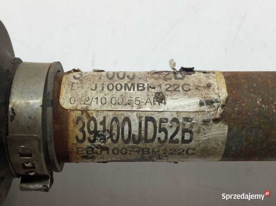PÓŁOŚ PRAWY PRZÓD 15 DCI 106 39100JD52B Nissan