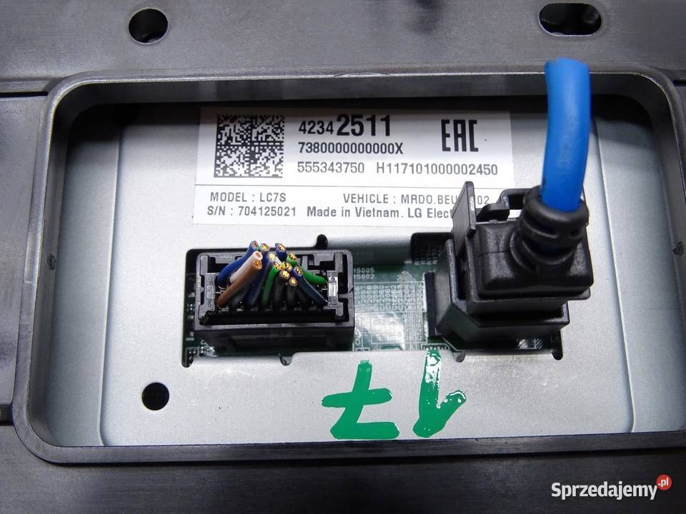 EKRAN WYŚWIETLACZ RADIA OPEL ASTRA V K 42342511 sprzedam