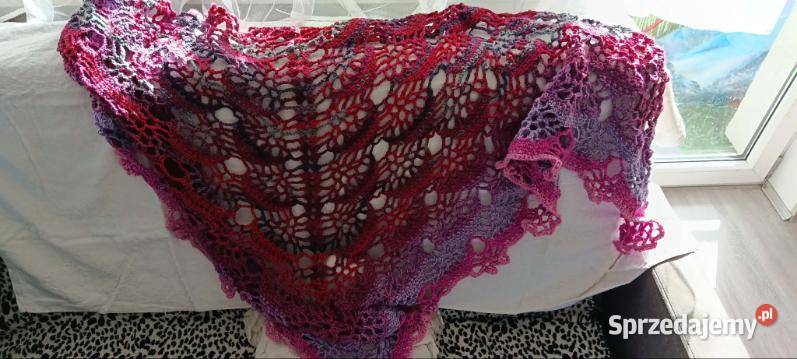 Chusta kolorowa Pań Kurtki i płaszcze Olsztyn