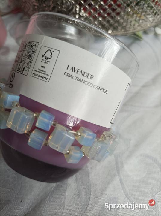 Biały opał bransoletka kolczyki srebro Częstochowa