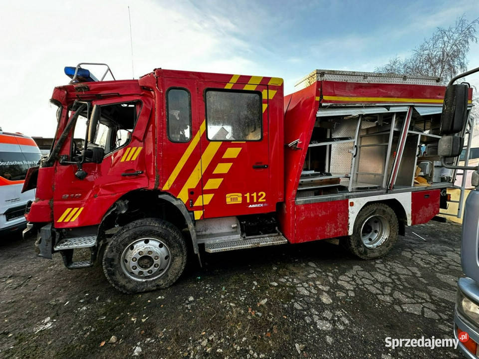 pożarnicze Mercedes Atego 918 Straż Pożarna 4X4 Syców