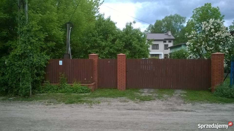 Działka Otwock budowlana 750m2 fundamenty domu woda Otwock