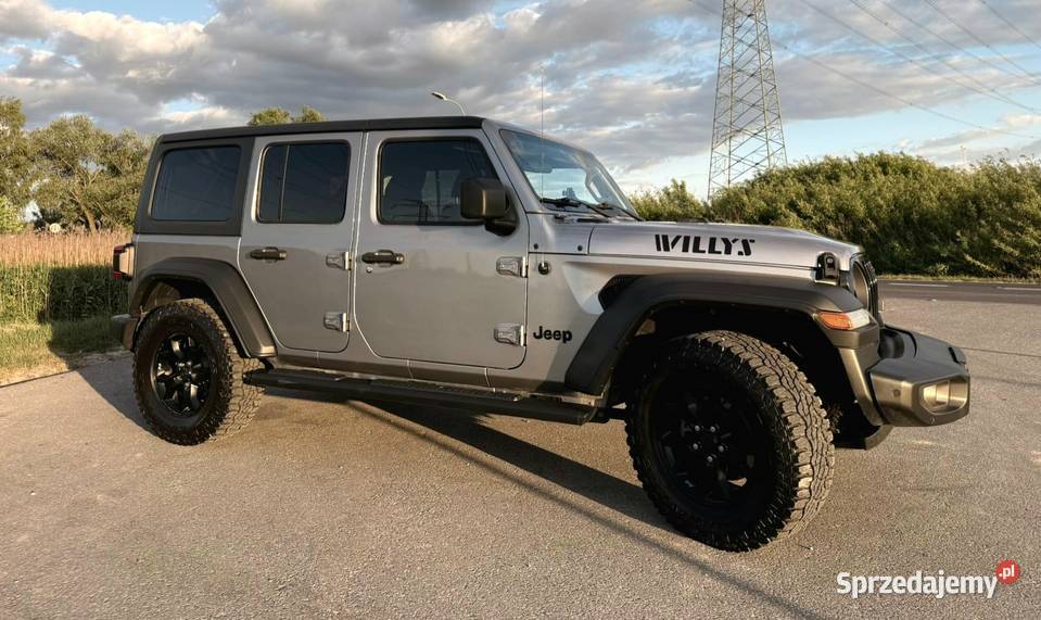 Jeep Wrangler 20 TGDI 272 Hardtop AWD Automatik skórzana tapicerka Jaśkowice