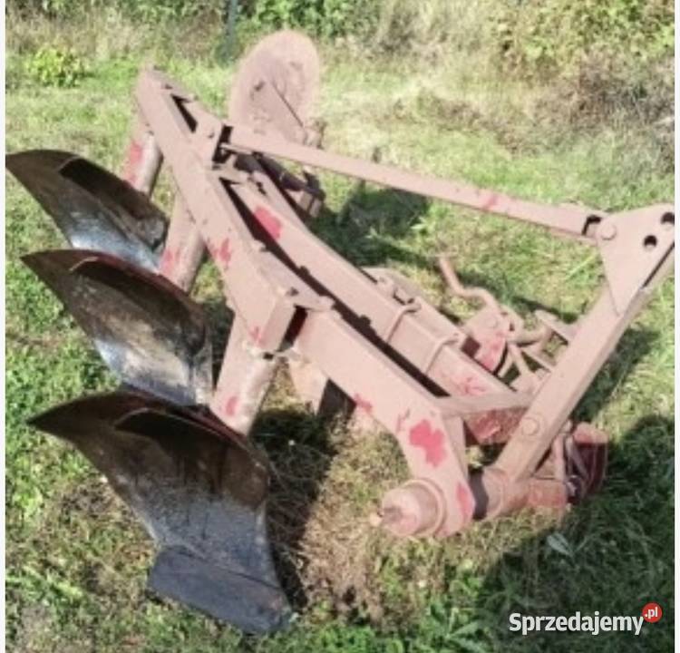 Pług 3 skibowy nieuszkodzony Brzóza Królewska