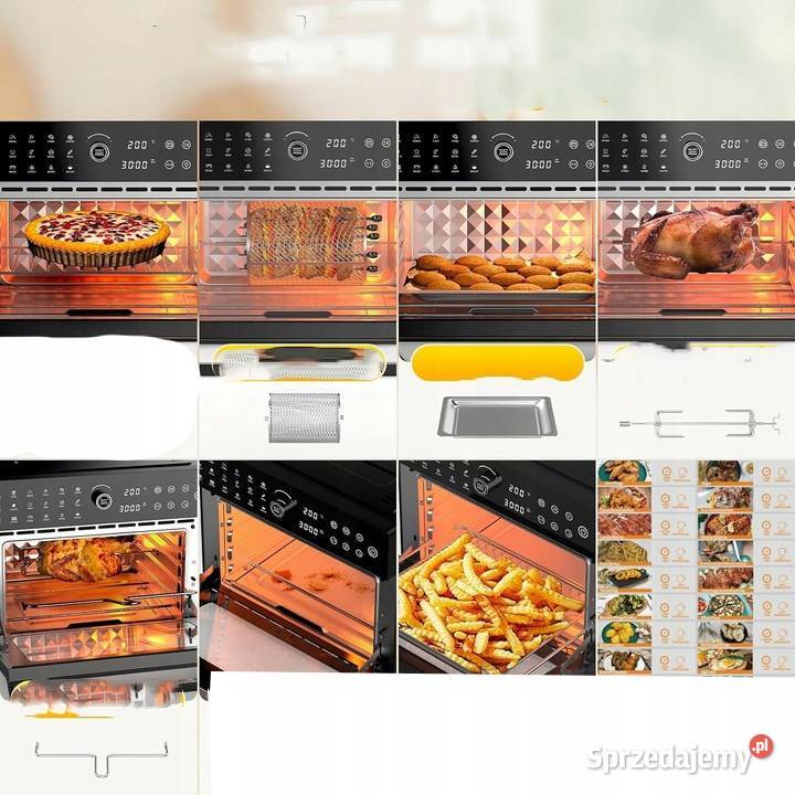 Mini piekarnik Cookwise 30 l czarny AIR FRYER Myszyniec