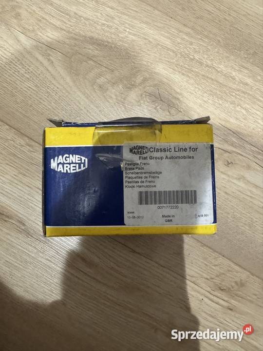 Klocki hamulcowe magneti marelli tył Fiat croma śląskie Nakło Śląskie