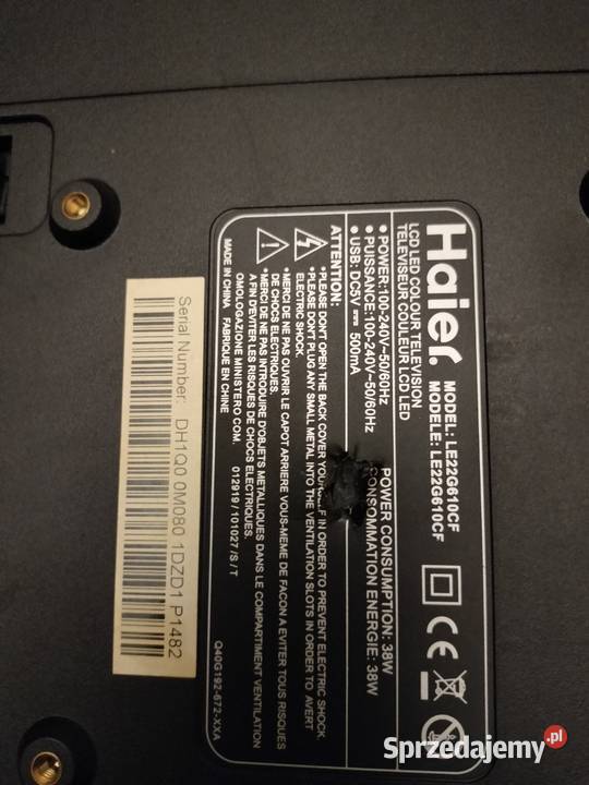 Telewizor Haier Poręba sprzedam
