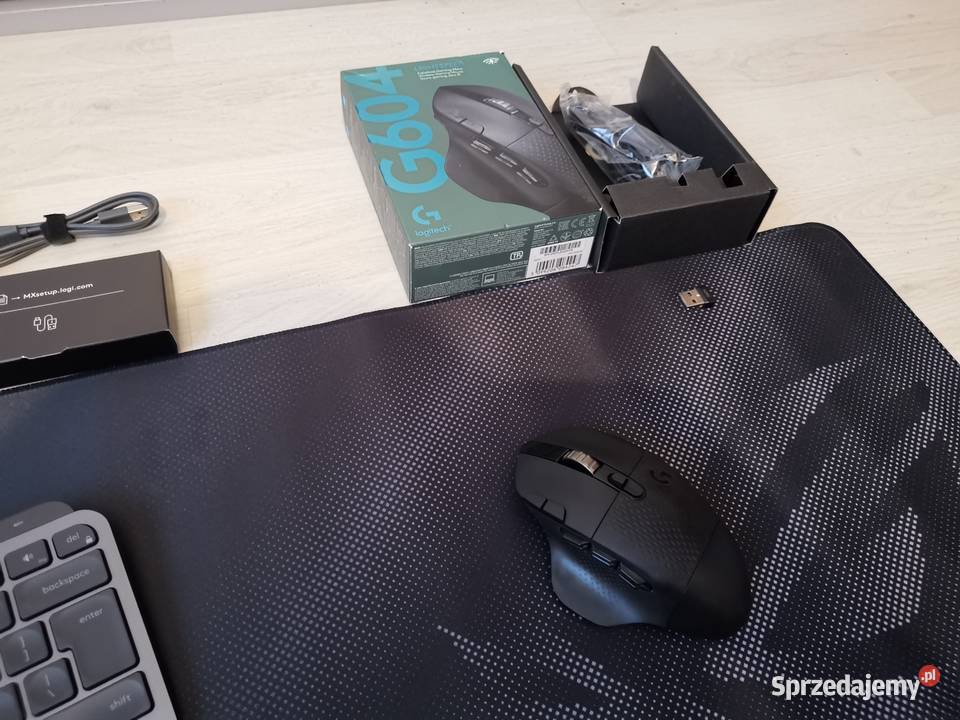 Kultowa mysz Logitech G604 Klawiatura MX keys Bluetooth pomorskie Gdańsk sprzedam