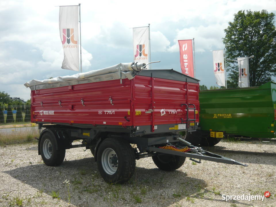 Przyczepa rolnicza MetalFach T7111 8 ton Metal-Fach Przyczepy rolnicze Piotrków Trybunalski