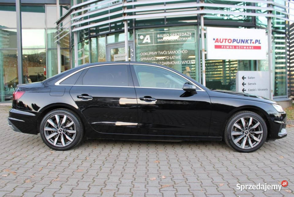 Audi A4 2022r Salon IWŁ ASO FV23 NAVI DSG Kamera benzyna Chorzów