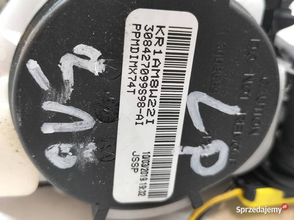 PAS BEZPIECZEŃSTWA LEWY PRZÓD 3V KIEROWCY Skoda osobowe