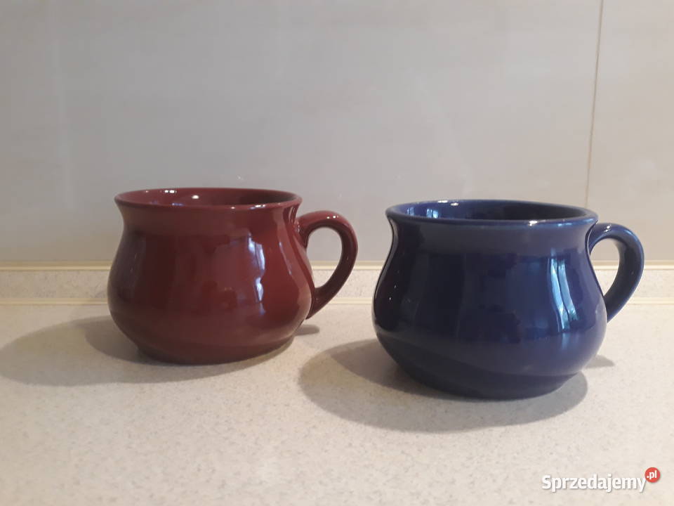 dwa kubeczki kubki kubek kolory na herbatę na Gdańsk