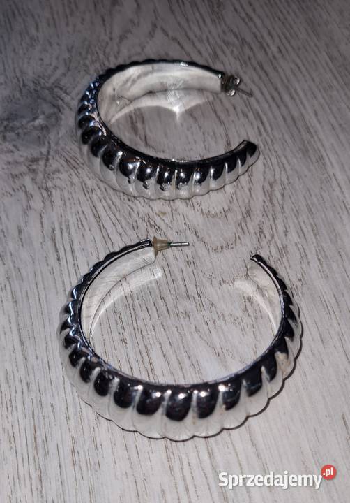 Kolczyki damskie mega koła sprzedam