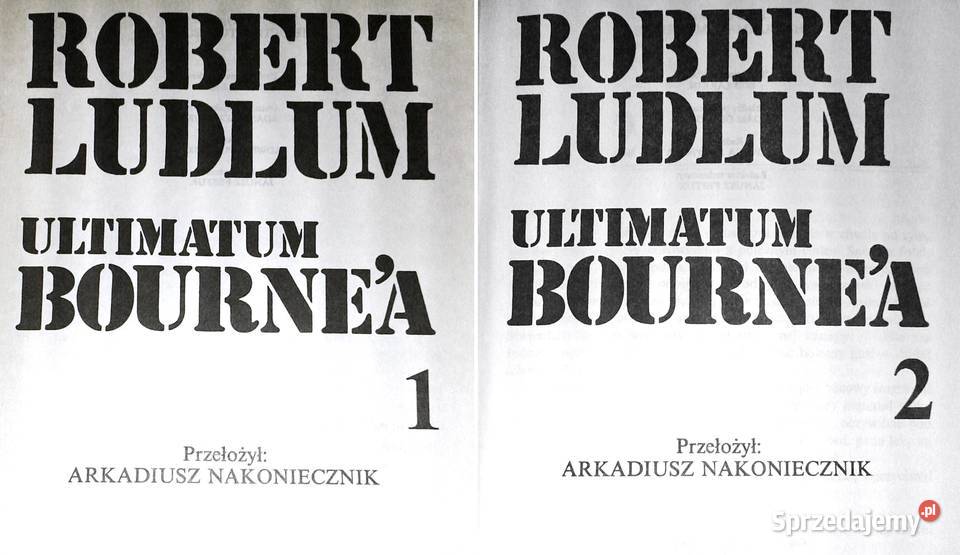 Ultimatum Bournea Część 12 Robert Ludlum lubelskie