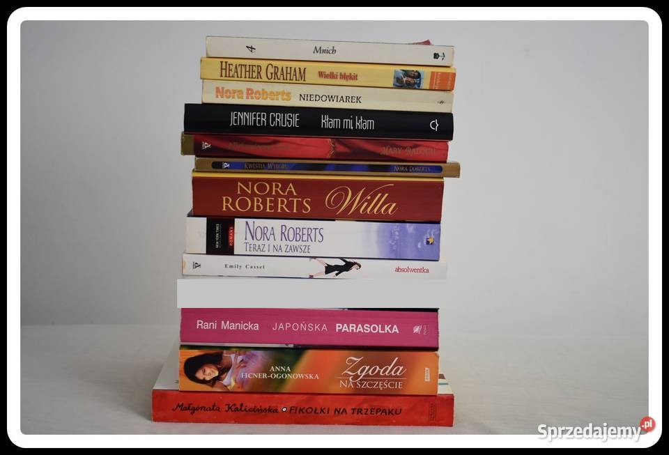 Książki dla kobiet romanse Nora Roberts 12 sztuk
