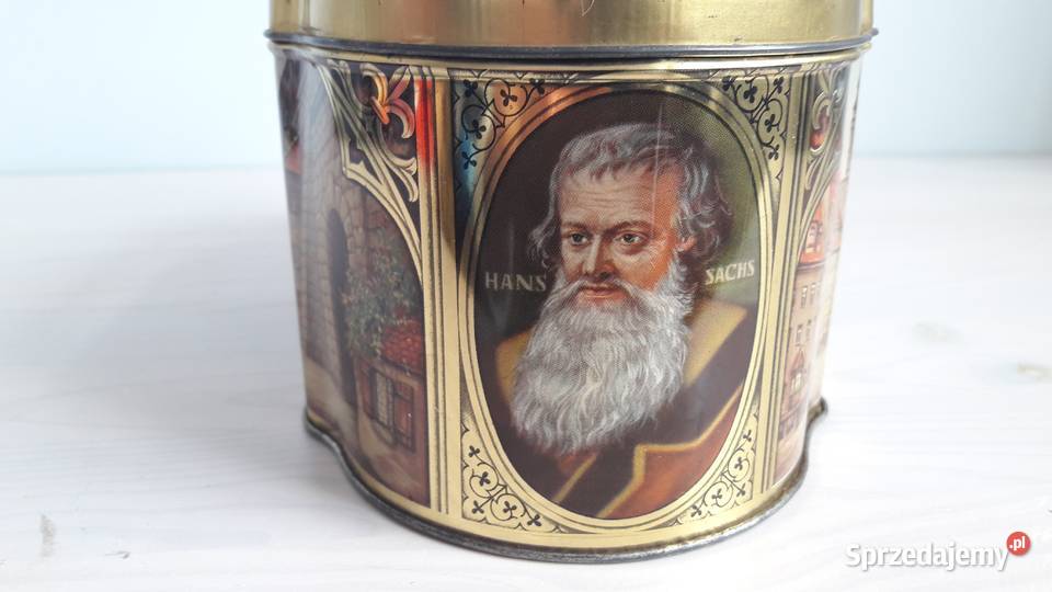 Puszka metalowa pudełko pojemnik Nurnberger Głuchołazy