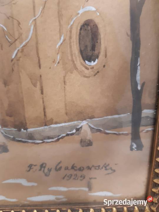 Obraz antyk z roku 1929 Rybakowskiego Malarstwo