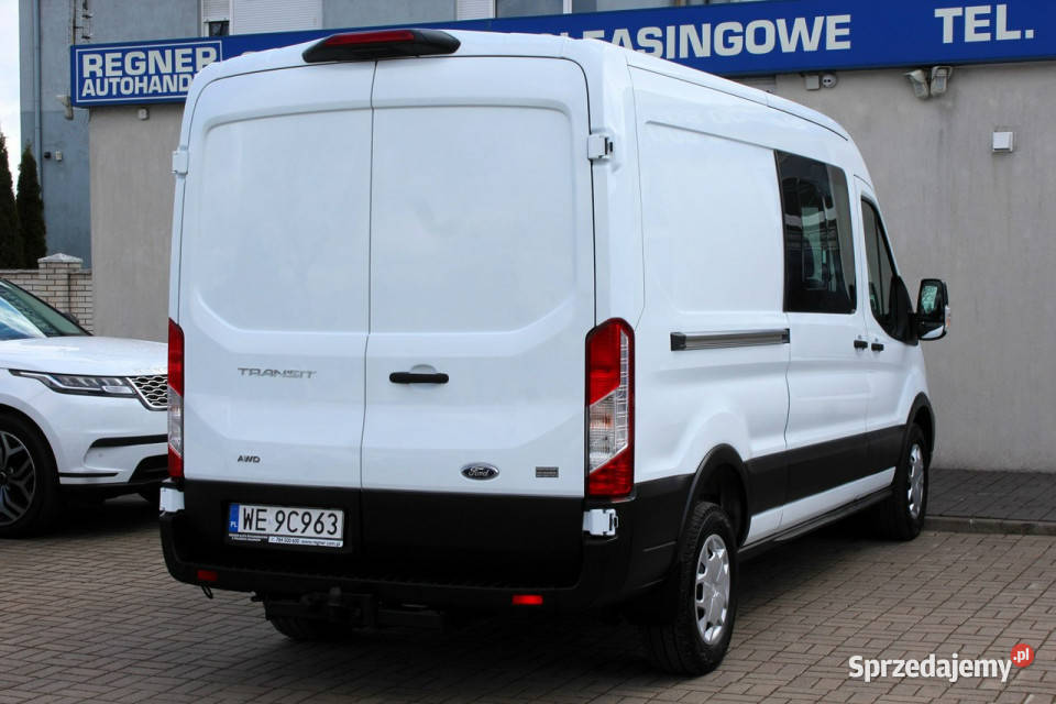 Ford Transit 4x4 SalonPL 6osobowy FV23 L3 Kamera mazowieckie Sokołów