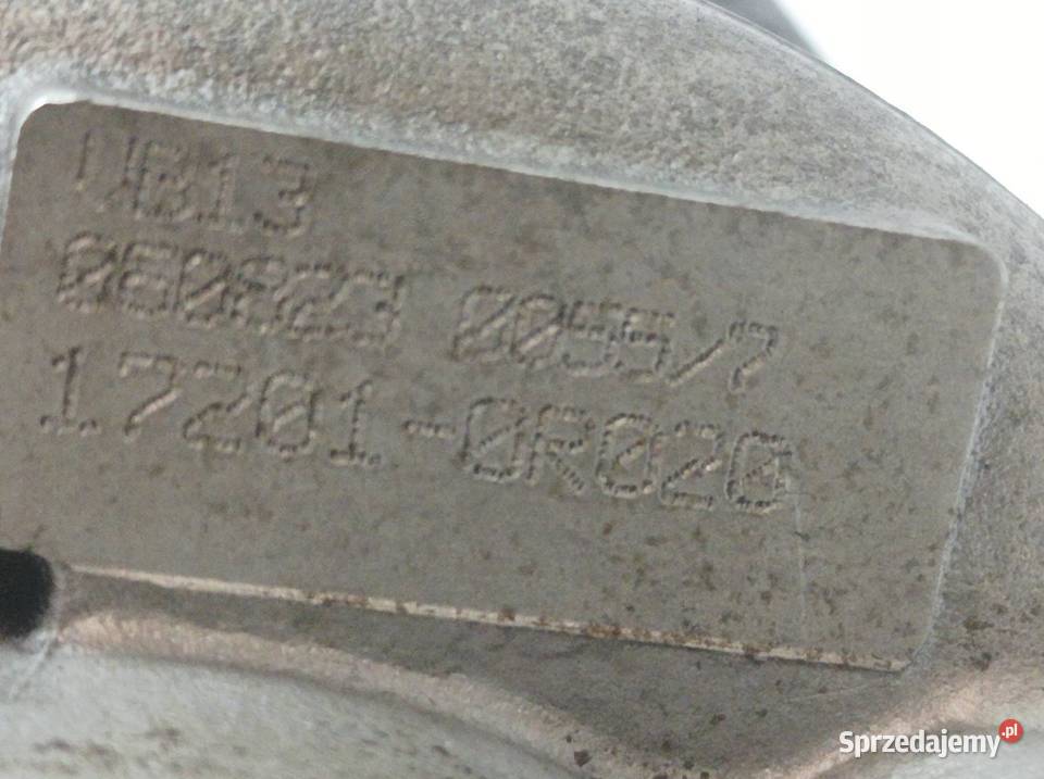 TURBOSPRĘŻARKA 172010R020 22 D4D DCAT Toyota Rok produkcji 2005 sprzedam