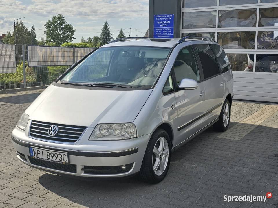 Volkswagen Sharan Automat 7 osób benzya nieuszkodzony Pionki