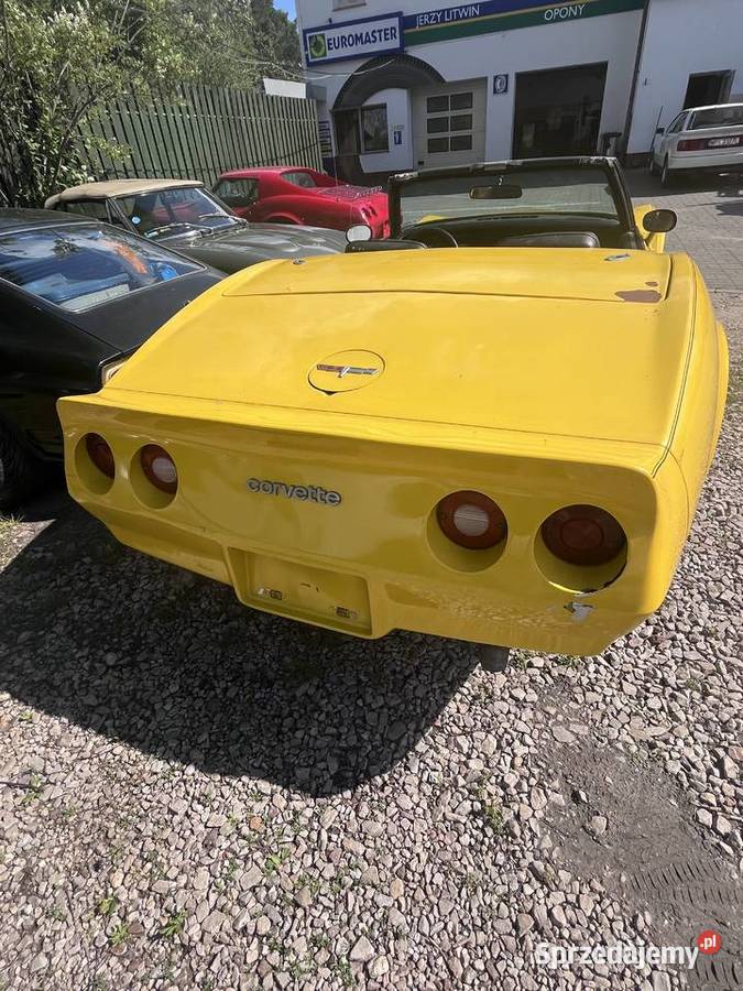 Corvette C3 cabrio mazowieckie Konstancin-Jeziorna