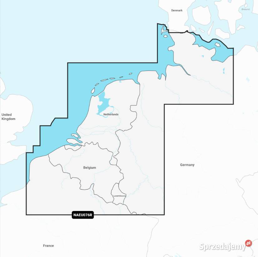 Mapa Navionics Regular NAEU076R Benelux i Niemcy Pisz sprzedam