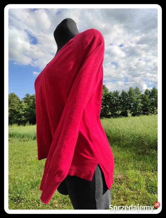 Czerwony sweter damski LCW Casual 40 L Płock