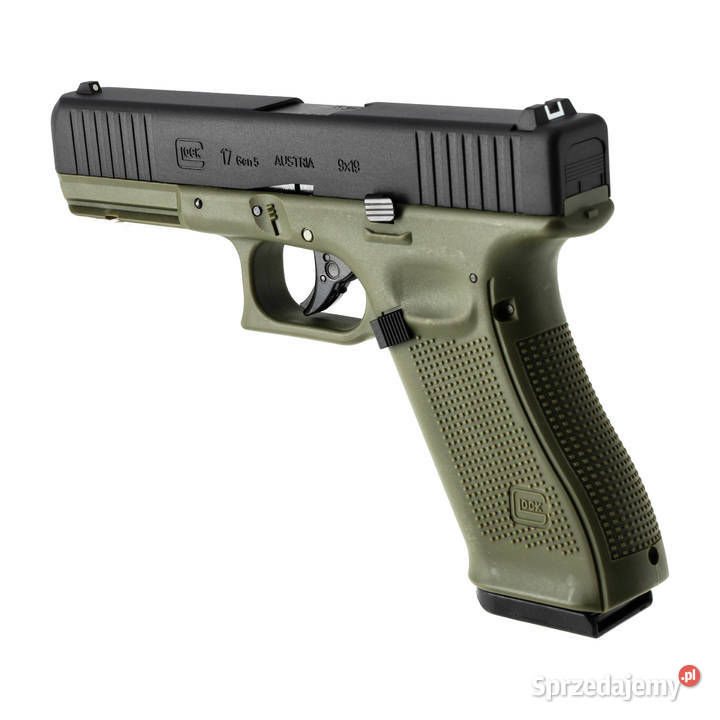 Pistolet wiatrówka Glock 17 gen 5 45 mm zielony Warszawa