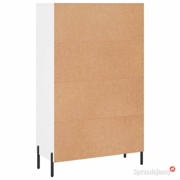 Wysoka szafka biała 695x31x115 materiał Warszawa