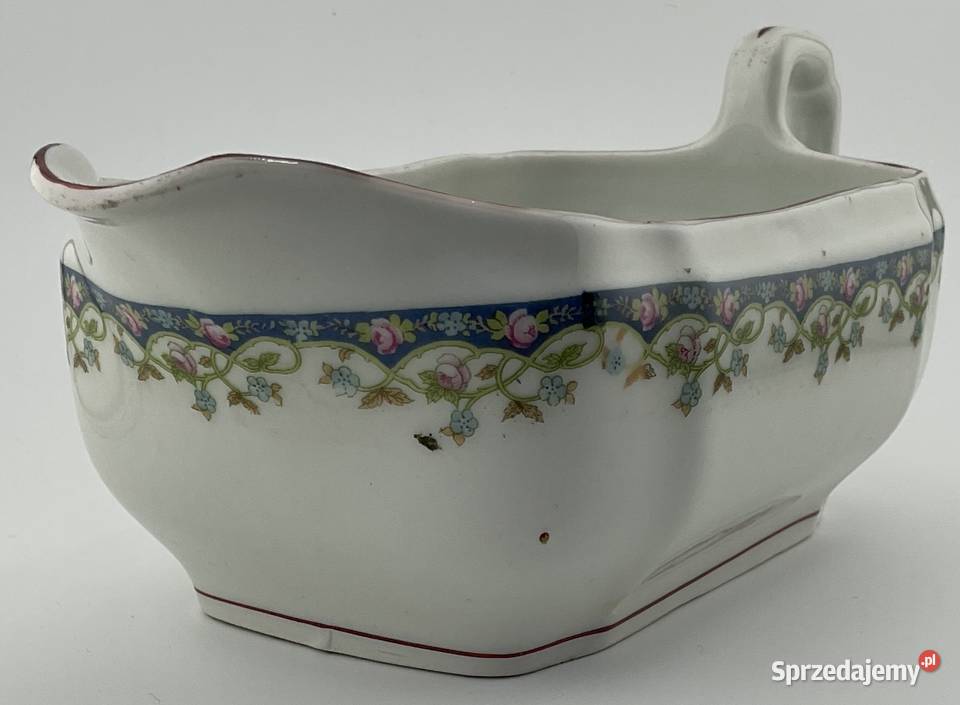 Antyk 100 lat Porcelanowa sosjerka OEPIAG DF Kraków