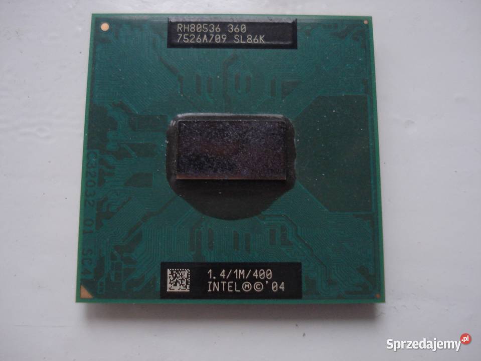 Procesor Intel Celeron M 360 SL86K Mobilny 14 mazowieckie Radom