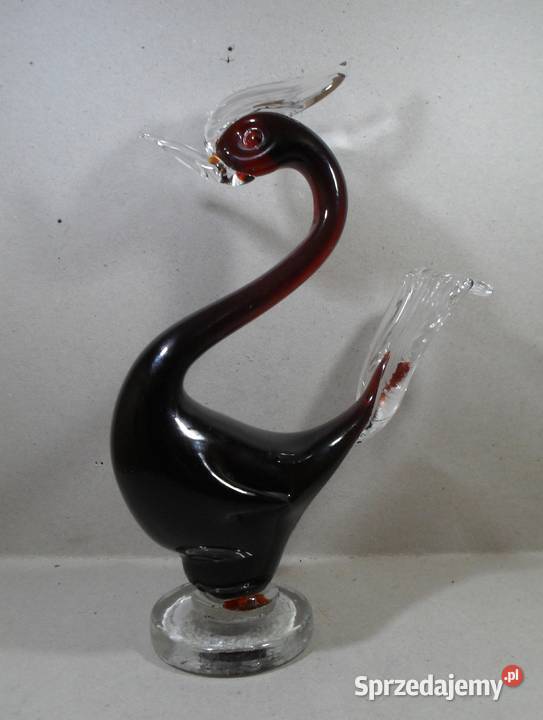 Figurka Szklana Murano Czapla Warszawa