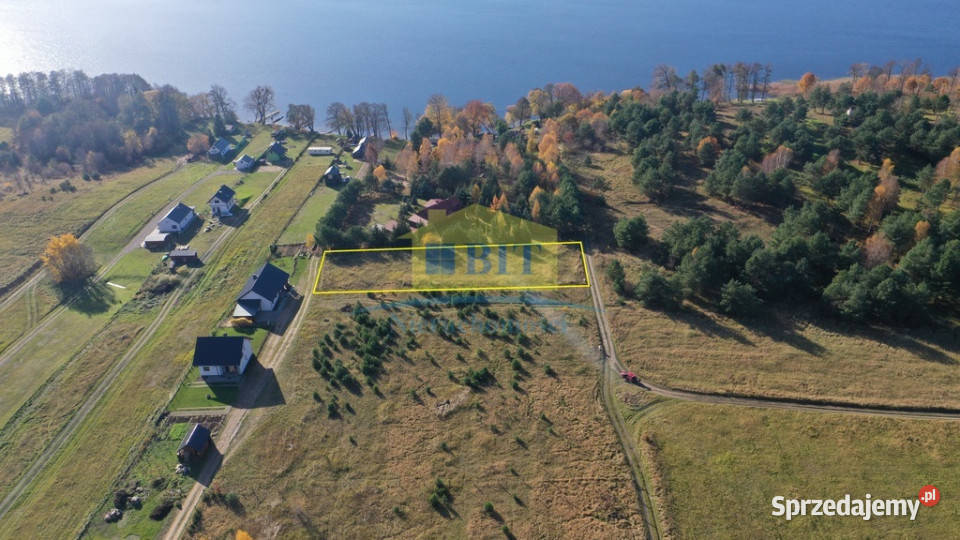 Działka 2585 m2 jeziorem Lubieszewo MPZP