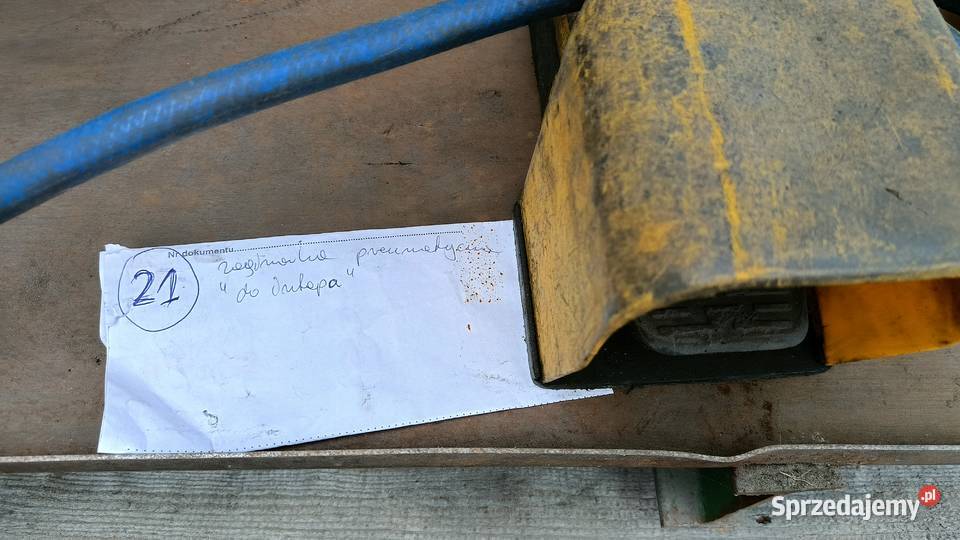 Zaginarka pneumatyczna maszyna do obróbki metalu Przysieka