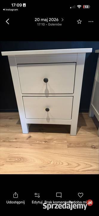 Sprzedam szafki nocne Hemnes Ikea