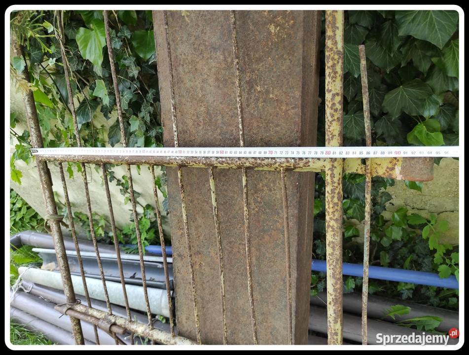 Metalowa furtka szer 80 wys 160 Płock