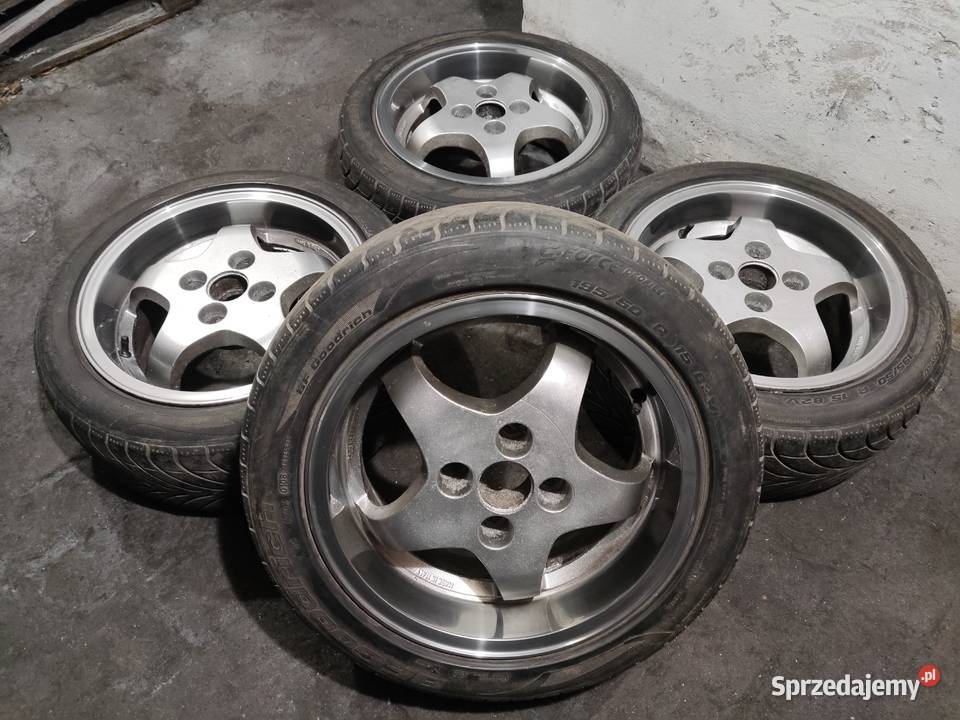 Kultowe MIM 15 7J 4x108 polerowane ranty opony Samochodowe Opole