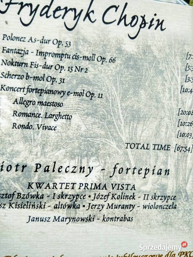 Chopin kwartet Prima Vista Paleczny fortepian klasyczna Kultura i Rozrywka mazowieckie Warszawa