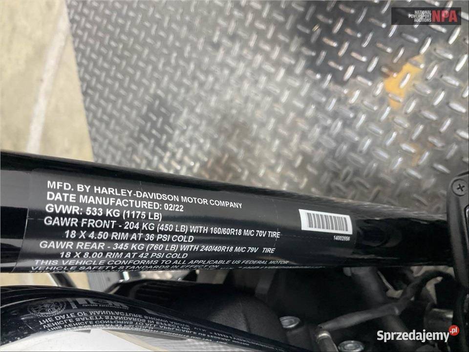 Sprzedam Harley Davidson Fat Boy 1500km