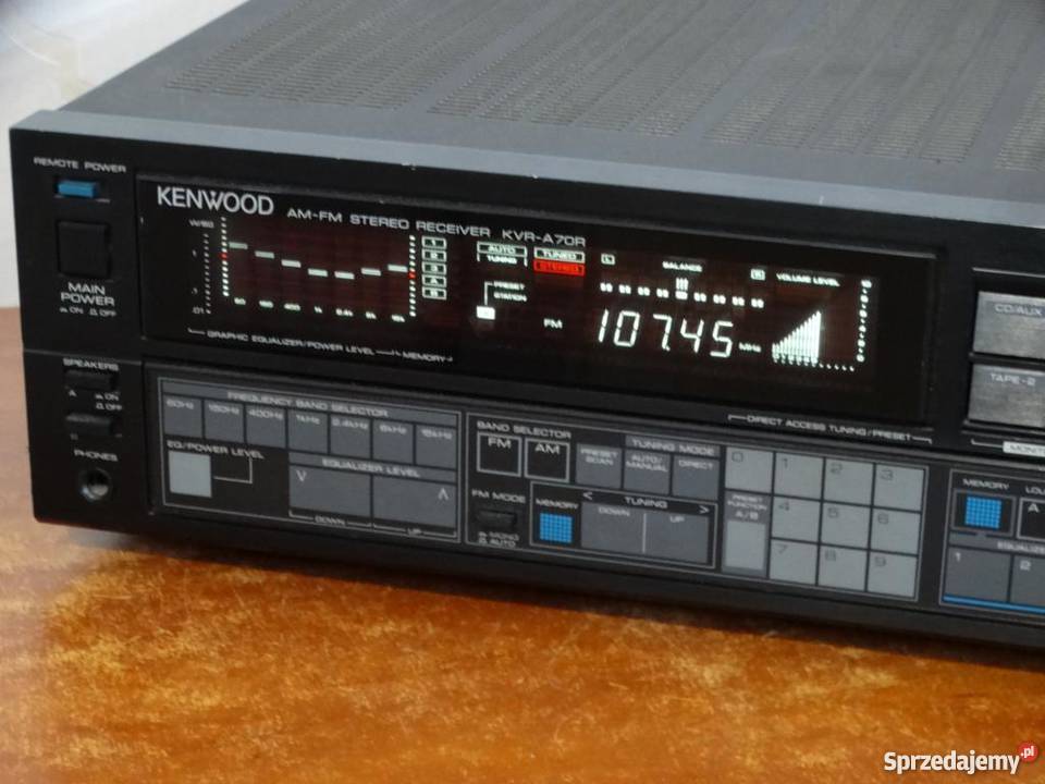 Amplituner z korektorem Kenwood KVRA70R WYSYKA Jasło