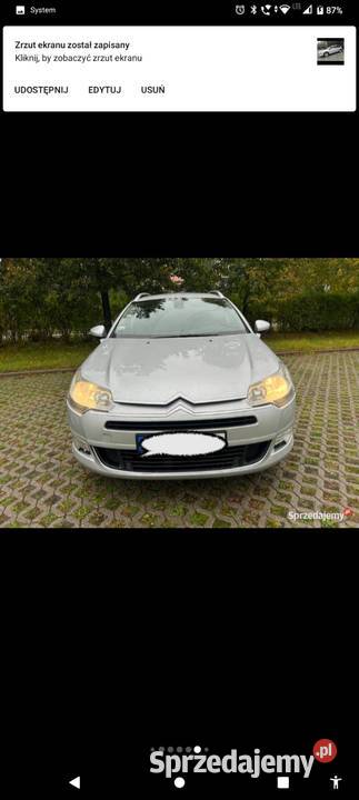 Sprzedam Citroena C5 20 HDI 140 2009r Wersji Bydgoszcz